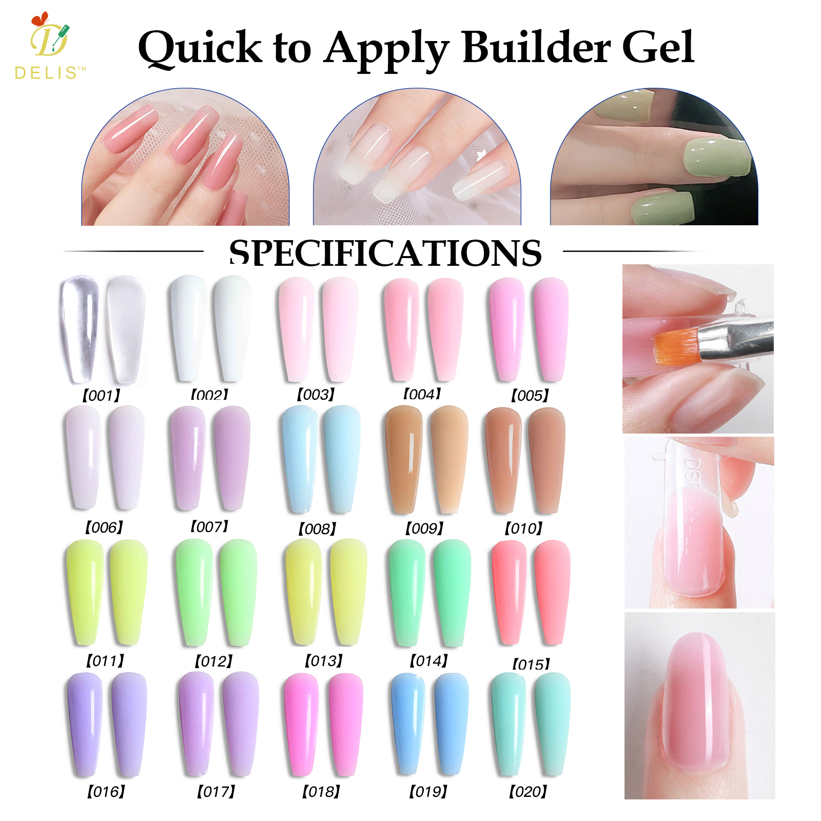 Quick to Aplply Nail Extension